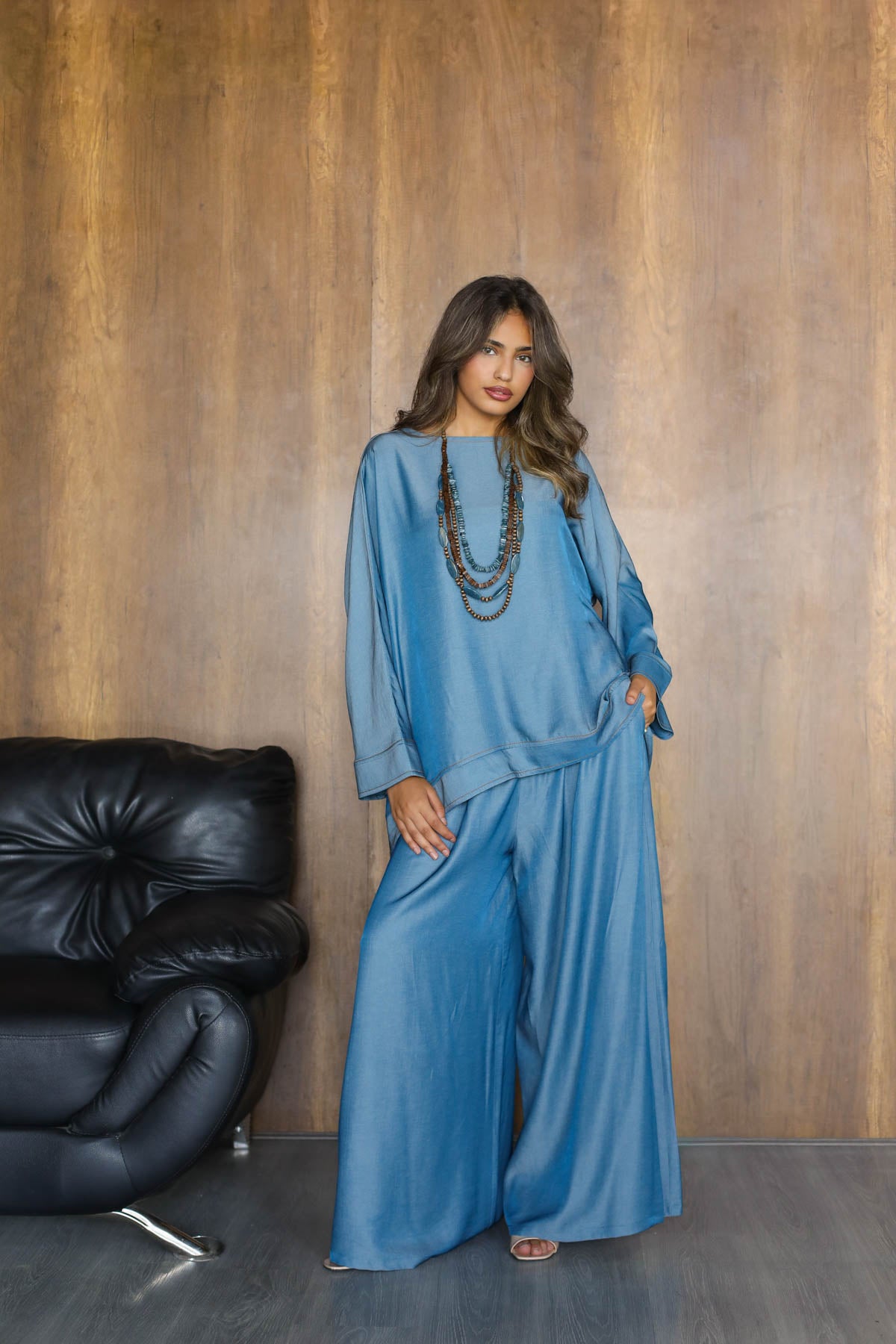 petrol flowing two piece set
