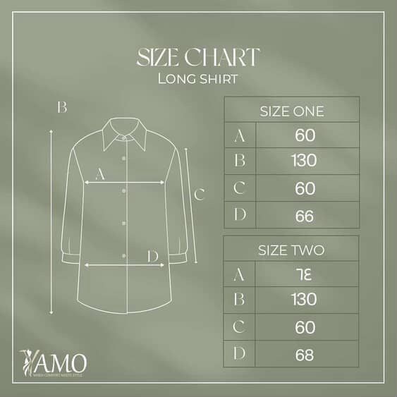 Long Crinkle Cotton Shirt in Purple