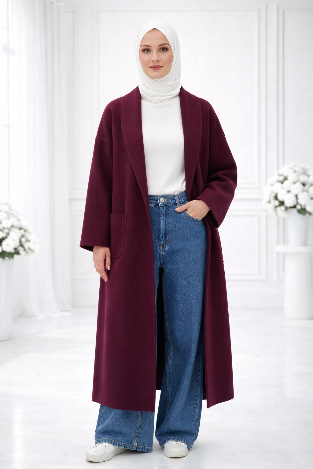 Long wool coat