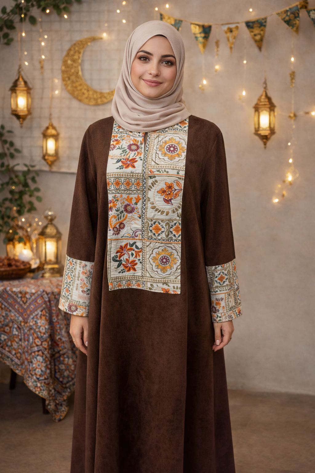 Embroidered Panel Abaya – Ramadan & Eid Collection