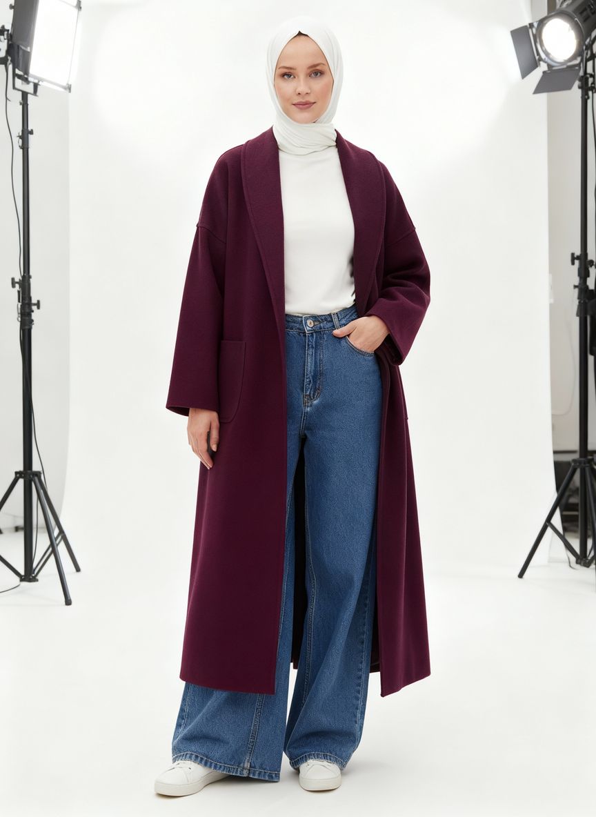 Long wool coat