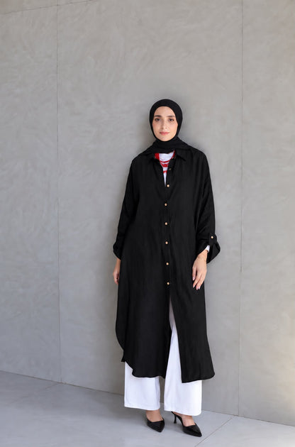 Linen long shirt