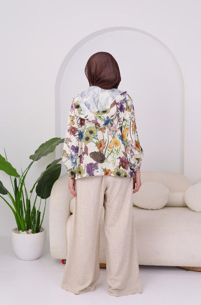 Pure Linen Wide-Leg Pants